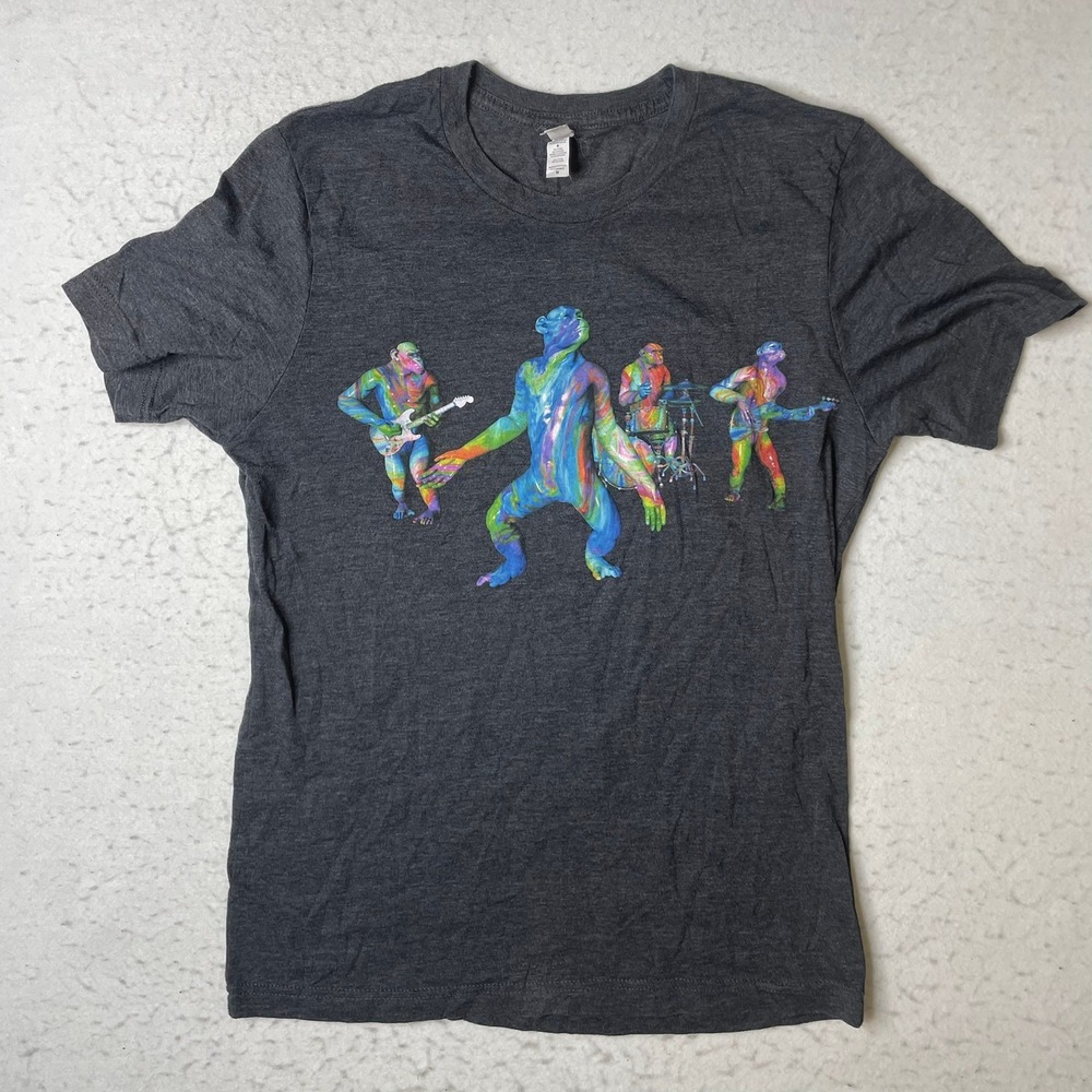 Coldplay Concert T Shirt Mens Size Medium Gray‎ A Head Full Of Dreams Tour 2017